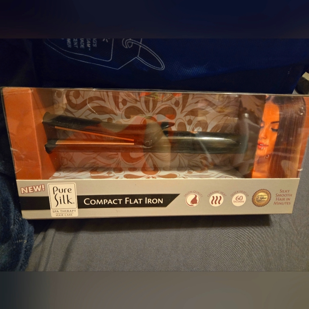 Pure Silk Compact Flat Iron